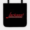 Happy Gilmore Jackass With Hockey Stick Tote Official Jackass Merch Store