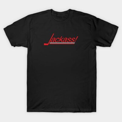 Happy Gilmore Jackass With Hockey Stick T-Shirt Official Jackass Merch Store
