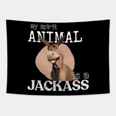 My Spirite Animal Is A Jackass Tapestry Official Jackass Merch Store
