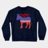 Funny Cure Donkeypox Vote Dems Out Crewneck Sweatshirt Official Jackass Merch Store