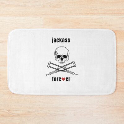 Jackass Forever Reunion T-Shirt And Sticker Design Bath Mat Official Jackass Merch Store