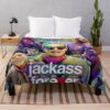 Jackass Forever Johny Knoxville Premiere Movie Throw Blanket Official Jackass Merch Store