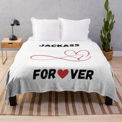 Jackass Forever Throw Blanket Official Jackass Merch Store