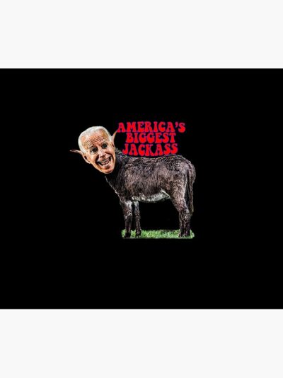 Biden Head On Donkey, America'S Biggest Jackass Tapestry Official Jackass Merch