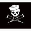 Jackass Sailor Skull And Crutches Logo Tapestry Official Jackass Merch