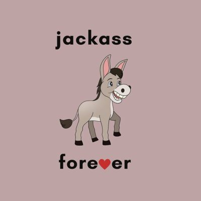 Jackass Forever Funny Donkey Tote Bag Official Jackass Merch