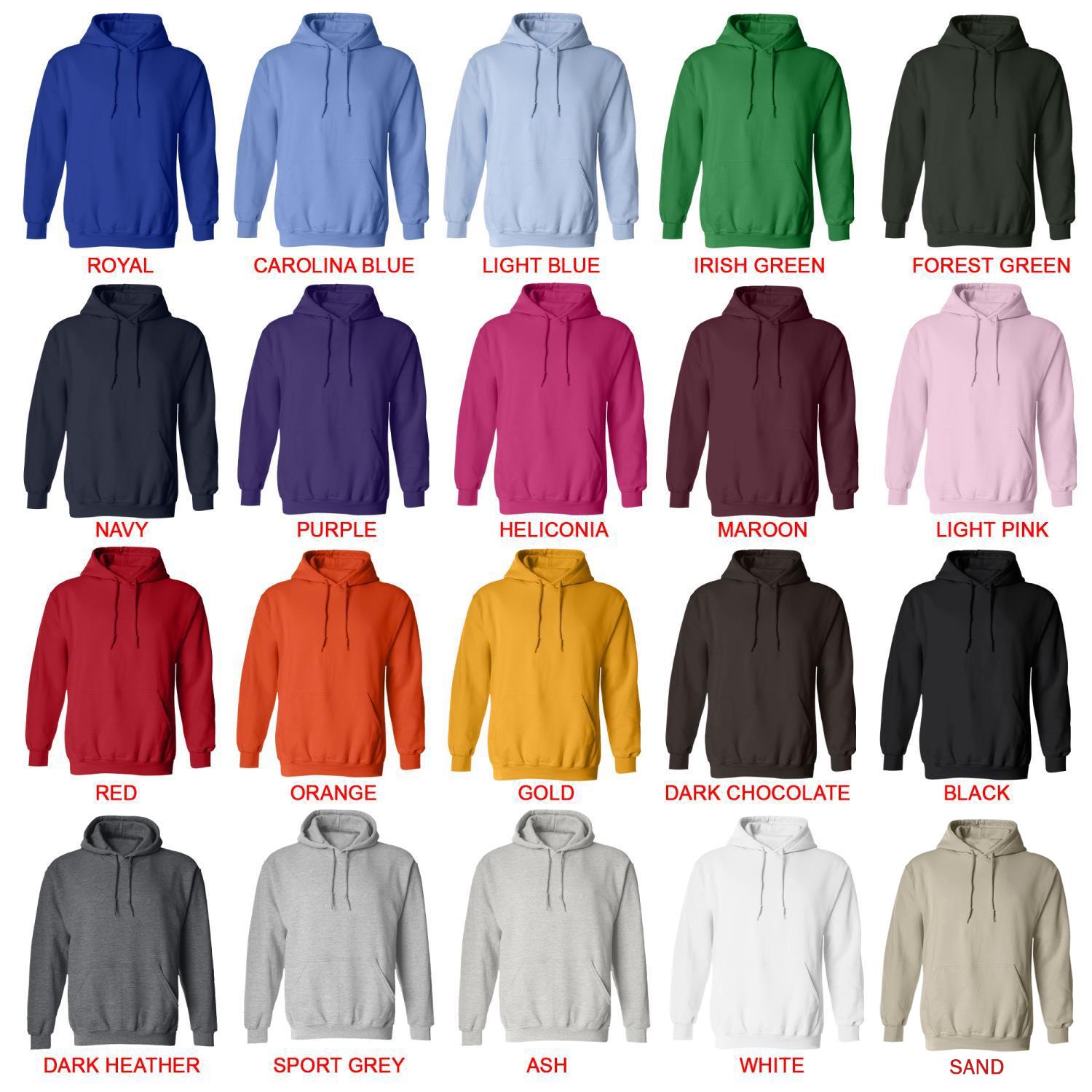 hoodie color chart - Jackass Store