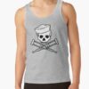 Jackass Sailor Skull And Crutches Logo Tank Top Official Jackass Merch