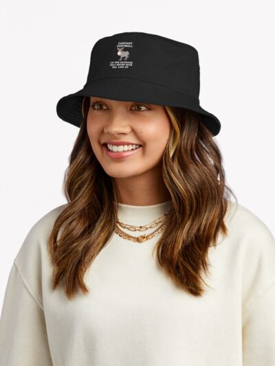 Fantasy Football Jackass, Never Sets His Line Up Bucket Hat Official Jackass Merch