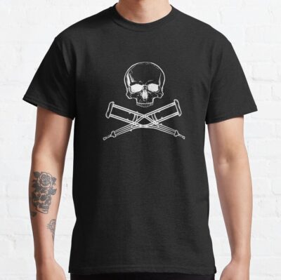 Mtv Jackass Skull And Crutches, Jackass Logo, Mtv Jackass Forever T-Shirt Official Jackass Merch