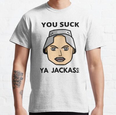 Happy Gilmore "You Suck Ya Jackass!" Funny Golf Design T-Shirt Official Jackass Merch