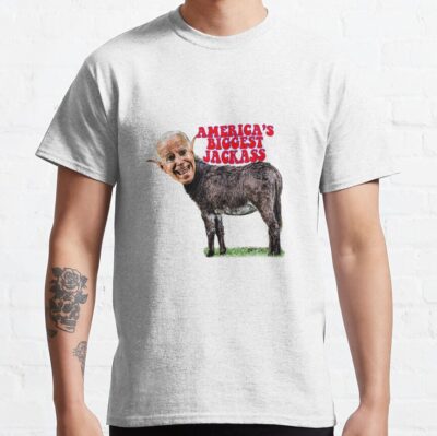 Biden Head On Donkey, America'S Biggest Jackass T-Shirt Official Jackass Merch