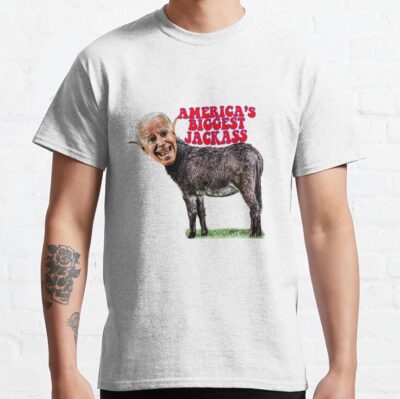 Biden Head On Donkey, America'S Biggest Jackass T-Shirt Official Jackass Merch