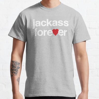 Jackass Forever Red Heart Logo T-Shirt Official Jackass Merch