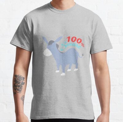 100% Smart Ass Jackass Donkey Humor Sarcasm Hilarious T-Shirt Official Jackass Merch