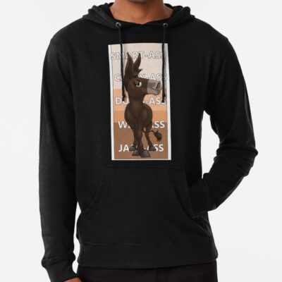 Jackass Donkey Sticker Hoodie Official Jackass Merch