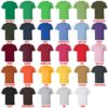 t shirt color chart 1 - Jackass Store