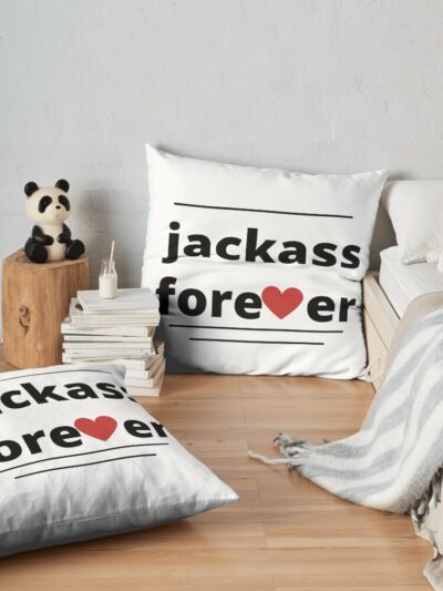 Jackass For Ever 2 Throw Pillow Official Jackass Merch