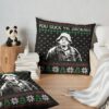 You Suck Ya Jackass Ugly Christmas Throw Pillow Official Jackass Merch