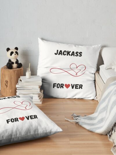 Jackass Forever Throw Pillow Official Jackass Merch