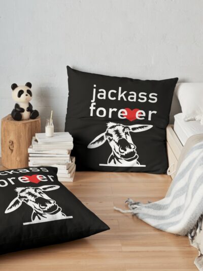 Jackass Forever Throw Pillow Official Jackass Merch