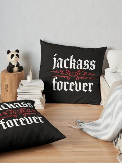 Jackass Trending Top Selling Jackass Forever Throw Pillow Official Jackass Merch