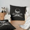 Mtv Jackass Skull And Crutches, Jackass Logo, Mtv Jackass Forever Throw Pillow Official Jackass Merch