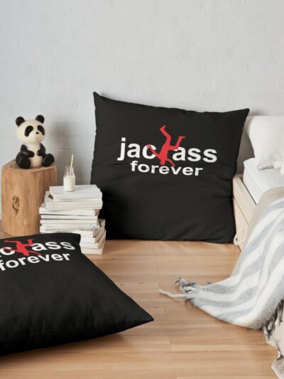 Jackass Trending Top Selling Jackass Forever Throw Pillow Official Jackass Merch