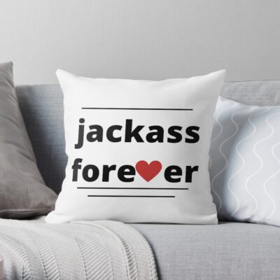 Jackass For Ever 2 Throw Pillow Official Jackass Merch