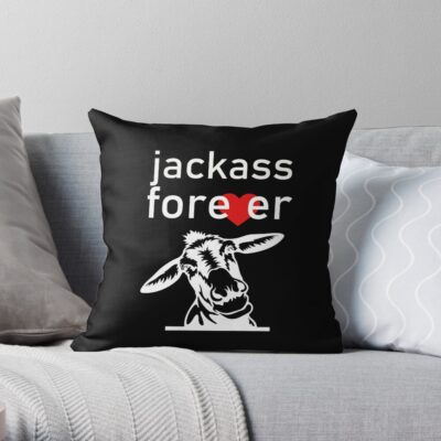 Jackass Forever Throw Pillow Official Jackass Merch