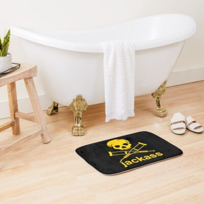 Music Retro Jackass Forever Gifts Music Fans Bath Mat Official Jackass Merch