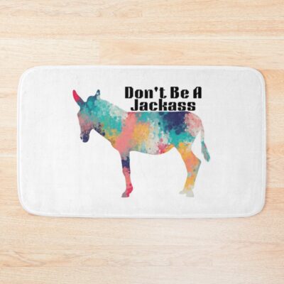 Don'T Be A Jackass Bath Mat Official Jackass Merch