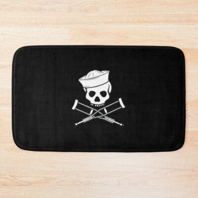 Mtv Music Television Sailor Jackass Logo Bath Mat Official Jackass Merch