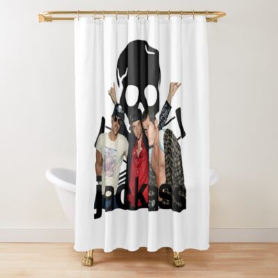 Jackass Shower Curtain Official Jackass Merch