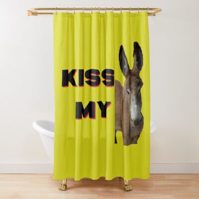 Kiss My | Jackass Shower Curtain Official Jackass Merch