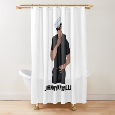 Johnny Knoxville, Jackass 90S Movie, Tv Show, Retro , For Him, For Her, Vintage Jackass Mtv, The Movie, American Shower Curtain Official Jackass Merch