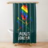 Jackass 4 (Jackass Forever) Dickhouse Shower Curtain Official Jackass Merch