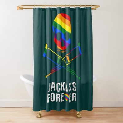 Jackass 4 (Jackass Forever) Dickhouse Shower Curtain Official Jackass Merch