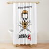 Women Men Jackass Retro Vintage Shower Curtain Official Jackass Merch