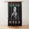 You Suck Ya Jackass Ugly Christmas Shower Curtain Official Jackass Merch