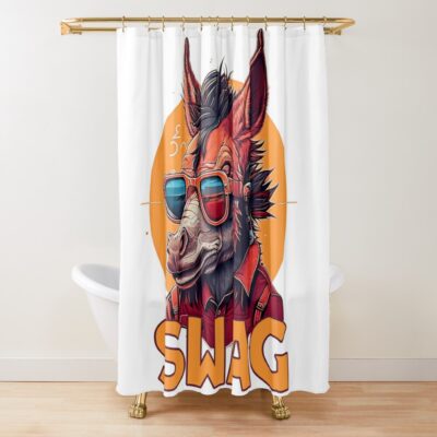 Jackass - Donkey Shower Curtain Official Jackass Merch