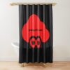 Jackass Forever,Gift In Red	 Shower Curtain Official Jackass Merch