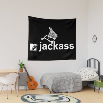 Vtg 2001 Mtv Show Jackass Tapestry Official Jackass Merch