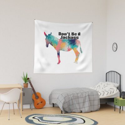 Don'T Be A Jackass Tapestry Official Jackass Merch