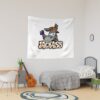 Retro Vintage Jackass Miller Love You Tapestry Official Jackass Merch