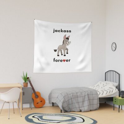 Jackass Forever Funny Donkey Tapestry Official Jackass Merch